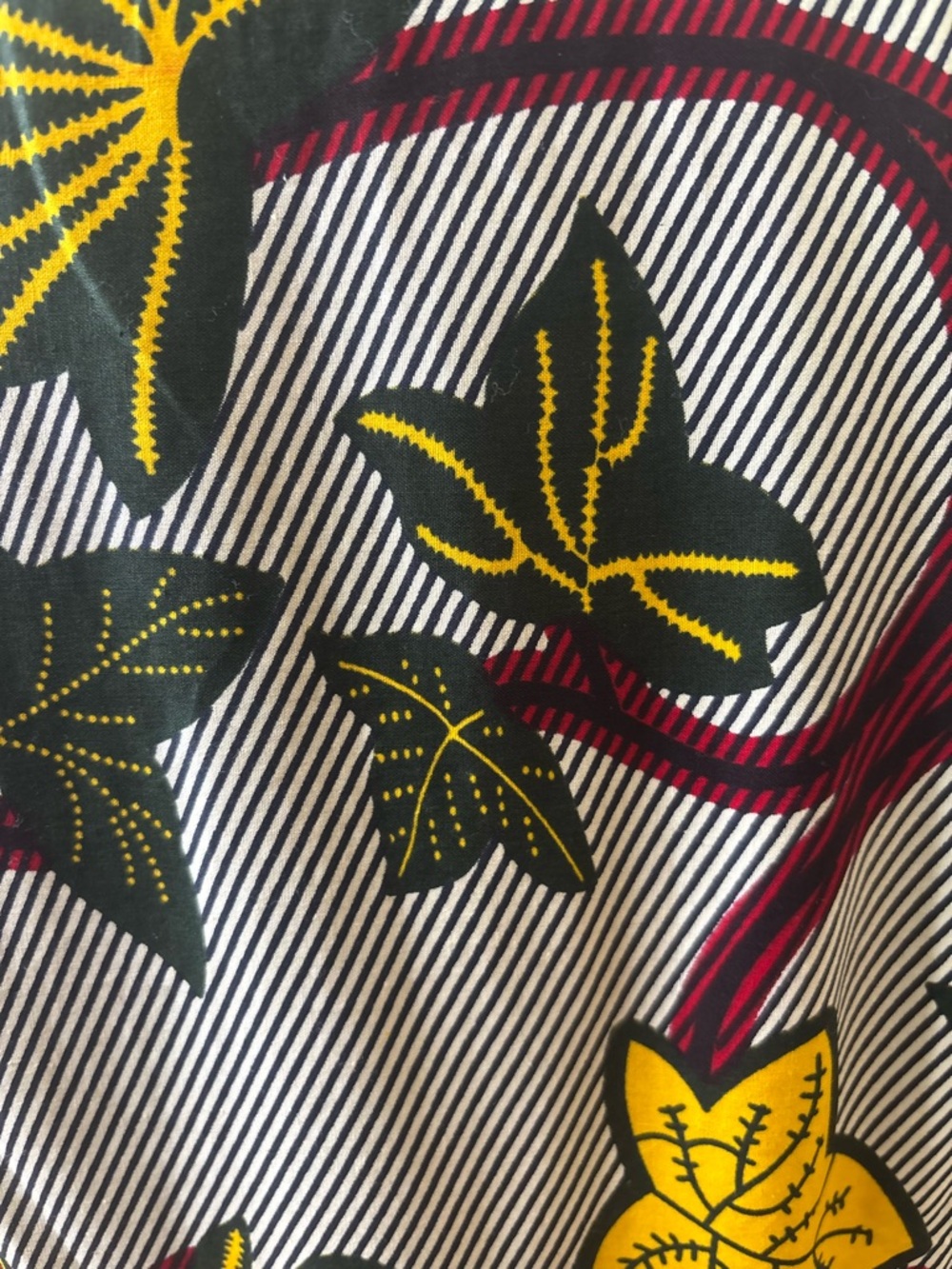 Mae Otti “Keita” African Floral Zip-Front Fit & Flare Dress - XL - Picture 7 of 10